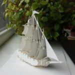Sailing Ship 3D Puzzle Free Vector