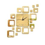 Laser Cut Modern Design 3D DIY Wall Clock