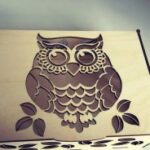 Laser Cut Owl Gift Box Free Vector