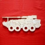 Laser Cut Tank Jigsaw Puzzle Free Vector