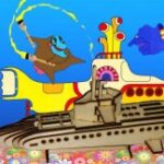 Laser Cut Yellow Submarine 3D Puzzle Model Free Vector