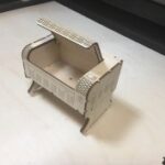 Laser Cut Card Holder Free Vector