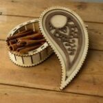 Laser Cut Wood Yin Yang Box Free Vector