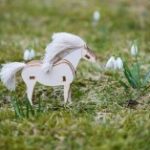 Laser Cut Horse 3,8 mm Plywood DXF File