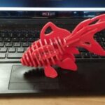 Laser Cut Goldfish 3D Puzzle SVG File
