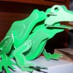 Laser Cut Frog 3D Puzzle 3mm DXF File