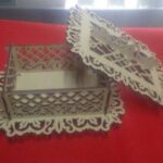 Laser Cut Wood Decorative Box Free Vector