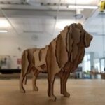 Laser Cut Lion 3D Model PDF File