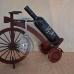 Laser Cut Mini Bar Penny-Farthing Bicycle Free Vector