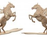 Magical Pegasus (Flying Horse) CNC Laser Pattern L 12 mm dxf File