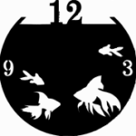 Acquario Clock dxf File