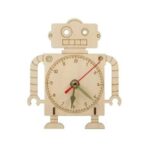 Laser Cut Robot Clock Kids Classroom Decor