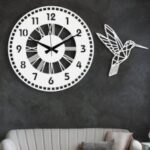Laser Cut MDF Wall Clock
