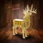 Laser Cut Deer Shelf Book Rack Free Vector