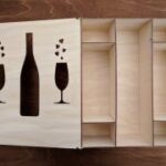 Laser Cut Champagne Box Template Free Vector