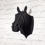 Laser Cut Horse Trophy Head Free Vector