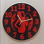 Laser Cut Massage Therapist Wall Clock PDF File