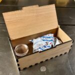 Laser Cut Hinged Lid Box SVG File