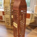 Laser Cut Wine Box Template SVG File