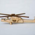 Laser Cut Apache Helicopter DXF File