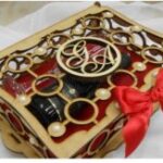 Laser Cut Personalised Wedding Champagne Box DXF File