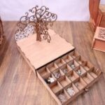 Laser Cut Drawer Jewelry Box 3mm Free Vector