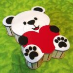 Laser Cut Bear Shaped Gift Box Teddy Bear Candy Box Free Vector