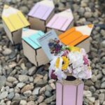Laser Cut Pencil Shape Box Plywood 3mm Free Vector