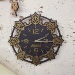 Laser Cut Decor Wooden Wall Clock DXF File