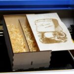 Gift box for 2 Bottles Laser Cut Free Vector