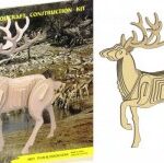 Laser Cut Deer 3D Puzzle DXF File