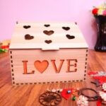 Laser Cut Jewelry Box 3mm Free Vector