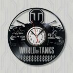 Laser Cut World Of Tanks Vinyl Wall Clock Free Vector