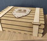 Laser Cut Military Crate Gift Box Free Vector