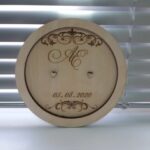 Laser Cut Personalised Ring Holder Engagement Ring Platter Free Vector