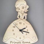 Laser Cut Princess Clock SVG File