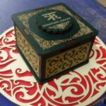 Laser Cut Elegant Ring Box Free Vector