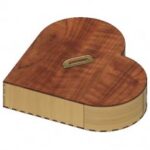 Laser Cut Wooden Heart Box DXF File