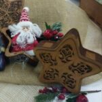 Laser Cut Wooden Star Shaped Box 3mm Free Vector