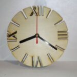 Laser Cut Wooden Clock Face Template SVG File