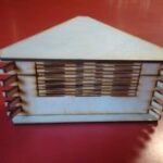 Laser Cut Wooden Living Hinge Triangle Box Free Vector