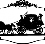 Horse carriage dxf File