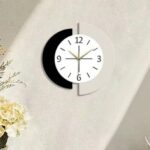 Laser Cut Modern Minimalist Wall Clock, Modern Home Wall Decor