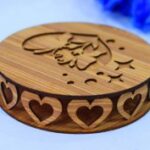 Laser Cut Hearts Round Box 3mm Free Vector