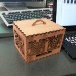 Laser Cut Decorative Wooden Box Template Free Vector