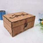 Laser Cut Wooden Storage Box 3mm Free Vector