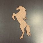 Laser Cut Rearing Horse Wall Decor Free Vector