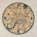 Laser Cut Sevastopol Map Wall Clock Free Vector