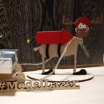 Laser Cut Reindeer and Sleigh Free Vector