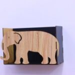 Laser Cut Elephant Wall Shelf Free Vector